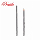  Wooden Cosmetic Pencil for Eyeliner with Silver Metal Cap