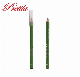 Wooden Cosmetic Pencil for Eyeliner with Transparent Plastic Cap