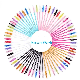  Beiqili Crystal Eyelash Brush Mascara Wands, Disposable Nylon Makeup Brush Mascara Brush