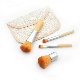  Bamboo Handle Beauty Makeup Brush 4 Pieces