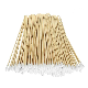  Bamboo Cotton Swabs Buds Biodegradable Wooden Makeup Sticks Applicator Nose Ear Cleaning Tools