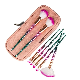  New Design Gradient Makeup Brush Tools Plastic Handle Foundation 7PCS