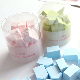  Super Soft Small Fan-Shaped Candy Puff Bottle No Card Powder Makeup Remover