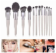  Wholesale Price Customized OEM with Logo High Quality Synthetic Hair Cosmetics Brush Makeup Tool Kit with Colorful Wood Handle