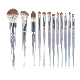  OEM 12PCS Makeup Brushes Set Premium Synthetic Hair Cosmetic Brushes Foundation Blending Powder Liquid Cream Eyeshadow Blush Luxury Makeup Brushes Kit