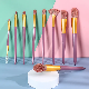  9PCS Purple Color Makeup Brush Set Eyeshadow Set Popular Cosmetics Kit