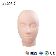  Mengfan China Regular Mannequin Head Suppliers Wholesale Smooth PVC Silicone Eyelash Extension Training Mannequin Head Practicing Lash Extensions Mannequin