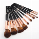  Professional Nylon Synthetic Hair Foundation Powder Cosmetics Makeup Brush Set