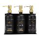 Triple Stainless Steel Shampoo Lotion Dispenser Brackets for Hotel