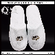  2021 White Strip Coral Fleece Slipper