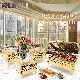  18 10 Stainless Steel Buffet Set Chafing Dish in Dubai Food Warmer Equipment Elegant Chafing Dish De Lux Metal Gold Copper Hammered Gold Chaffing Dishes