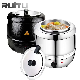  Arabic Kitchen Accessories Restaurant Equipment Buffet Soup Warmer Colorful Container Hot Pot Stainless Steel Electric Copper Rose Gold Kitchen Utensils