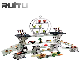  Banquet Party Decorative Fridge Combination Glass Plates Skyline Stainless Steel Buffet Set Stands and Risers Serving Candy Dessert Buffet Food Display Stand