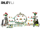  Hotel Banquet Catering Decoration Ss Glass Platters Combined Serving Cake Cupcake Sweet Skyline Buffet Food Display Stands and Risers Wedding Dessert Stand Set