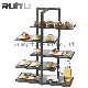  Catering Hotel Banquet Eagle Wedding Event Black Wood Buffet Display Raiser Table Dessert Cupcake Food Serving Platter Rack Wooden Buffet Cake Display Stand