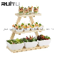  Food Display Stand Presentoire Buffet Mariage Elevation Riser Wood Food Dessert Presentation 3 Tier Triangle Wooden Buffet Stand
