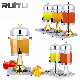  Other Hotel Buffet Juice Dispenser Machine Single 2 Tanks 3 Tanks Use Plastic Tap Juice Gold Plated Cold Drink Beverage Fruit Juicer Dispenser for Catering