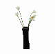  Modern Hotel Black Resin Vase