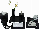  Hotel Soap Dish Black Finish Amenities Holder Set