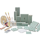  Custom Biodegradable Wheat Straw Luxury Hotel Toiletries Kit 5 Star Hotel Disposable Amenities Set Eco Friendly