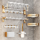 Modern Hotel Wall Mounted Toilet Bath Set Stainless Steel Bathroom Accessories
