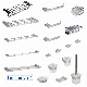  Hotel Bathroom Accessories 6 Sets Zinc Stainless Steel Brushed Nickel Square Bathroom Set Accessories