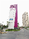  Customized Large LED Illuminated Signboard Steel Tube Totem for Shopping Mall and Hotel