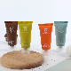  Hotel Use Portable 30ml 50ml 60ml Recyclable Double Layer Oval Shape Sealing Tube Gold Acrylic Cap Cosmetics Hose PE with Offset Printing