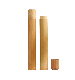  Natural Bamboo Kids Toothbrush Travel Case Bamboo Tube Wholesale Bamboo Toothbrush with Bristles for Home and Hotel