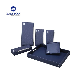  Navy Blue Special Design Customized Hotel PU Leather Amenities