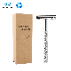  D657 Plastic Free Zinc Alloy Razor Head and Brass Handle Men′ S Shaving Safety Razor