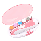  Baby Nail File Electric Nail Trimmer of Manicure Set with Nail Clippers LED Light and 7 Grinding Heads Nail Polish for Nail Beauty