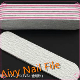  Custom Color Printed Nail Salon Tools Zebra Half Moon Professional Nail File