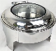  Hydraulic Hinge Glass Cover Chafing Dish Buffet Stainless Steel Food Heater Chafing Dish