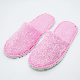 Custom Logo Embroidered Hotel Slippers Disposable