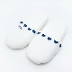  High Grade Colourful Hotel Waffle Fabric Pedicure Disposable Slippers with Customized Logo