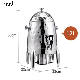  Hadi Factory Direct Sales Hotel Tea and Coffee Dispensers Stainless Steel Hammered 12L Hot Beverage Coffee Dispenser for Buffet Use Sale