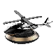  Automobile Solar Powered Helicopter Air Freshener Perfume