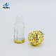  3ml Transparent Aromatic Liquid Bottles Perfume Portable Cosmetic Packaging Oil Bottle Purification with Easy Open End Screw Metal Cap