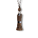Car Hanging Perfume Glass Bottle with 2 PCS Resin Stick