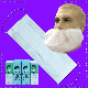  Disposable Nonwoven PP Beard/Anti-Dust Free/Proof/1-Ply 2-Ply 3-Ply 4-Ply Paper Face Mask with Elastic Ear-Loop/Head-Loop for Food Processing Industry Service