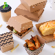  Biodegradable SGS Food Box Delivery Corrugated Paper Hamburger Box Food Packaging