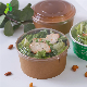  Paper Salad Bowl with Lid 500ml-1300ml by Disposable Kraft Paper