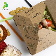  Disposable Kraft Paper Box Take Away Box for Food Packaging