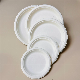  Biodegradable Sugarcane Bagasse Tableware Dish Carry-out Tableware Takeaway Compostable Sugarcane Food Container Pulp Fiber Round Disposable Paper Plate