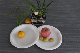  Eco Friendly Bagasse Sugarcane 3 Compartment Plate 10inch Compostable 100% Biodegradable Disposable Tableware