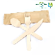 Cutlery Disposable Bamboo Wood Disposable Cutlery Set for Eco Friendly Promotion manufacturer