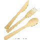  Disposable Degradable Wholesale Eco Friendly 170mm Bamboo Tableware Set for Party Supplies