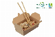  Custom Printed Disposable Food Packaging Box Eco Friendly Compostable Kraft Paper Snacks Box