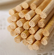 Natural Color Sharp End Round Disposable Bamboo Stick Bamboo Skewer manufacturer